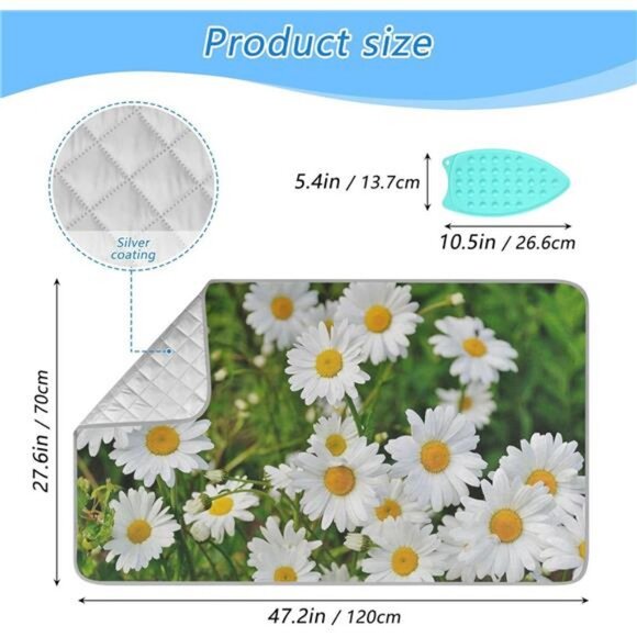 Ironing Mat for Table Top Portable Travel Iron Mat Pad Blanket Protector - Picture 2 of 7